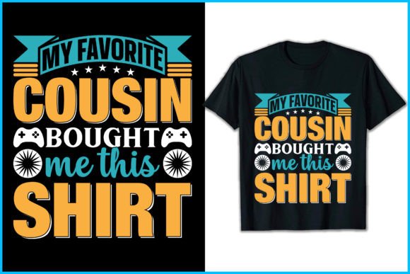 COUSIN T Shirt Design: Premium Graphics