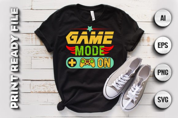 Game Mode On: Bold Graphics for T-Shirt Designs