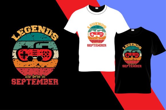 Graphics for T-Shirt Designs: September Legends
