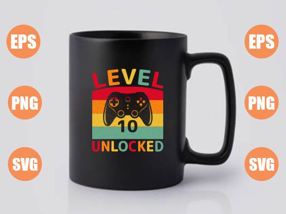 Level 10 Unlocked: Graphics for T-Shirt Designs