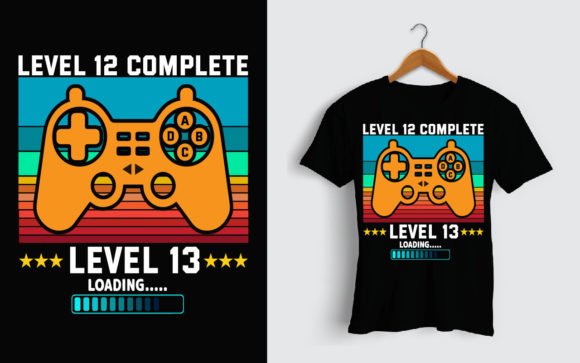 Level 12 Gamer Birthday: Graphics & Print Templates