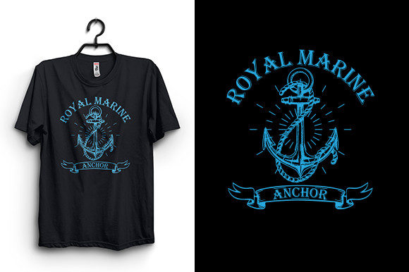 Royal Marine Anchor: Graphics for T-Shirt Designs