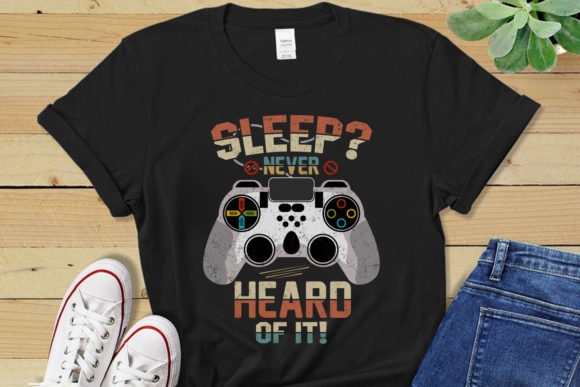 Sleep Never Video Game T-Shirt Design Graphics Review