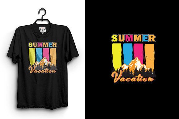 Summer Vacation T Shirt Design Review